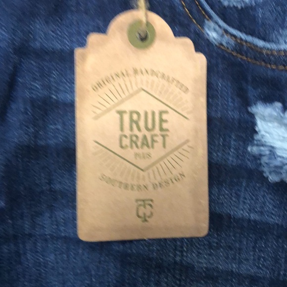 TRUE CRAFT PLUS women’s denim blue shorts. Size 20 W. Super soft stretch. - Picture 3 of 10